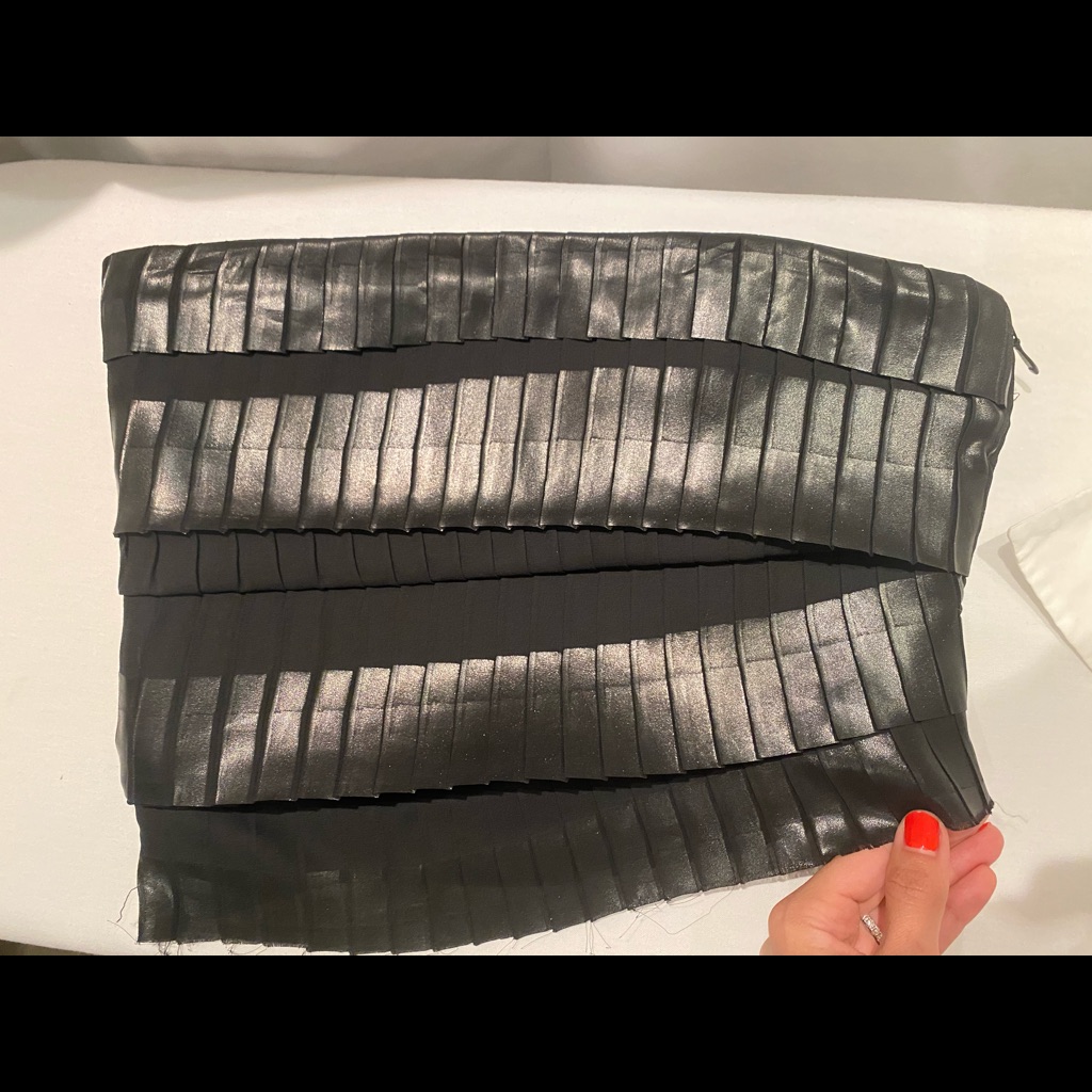 Emporio Armani Bustier Top Black